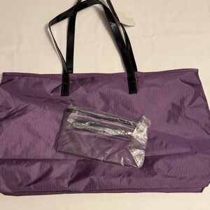 Purple Women's Tote Bag - 2 Piece